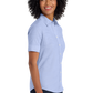 Port Authority® Women's Short Sleeve SuperPro™ Oxford Shirt - Oxford Blue