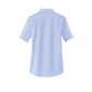 Port Authority® Women's Short Sleeve SuperPro™ Oxford Shirt - Oxford Blue