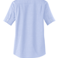 Port Authority® Women's Short Sleeve SuperPro™ Oxford Shirt - Oxford Blue