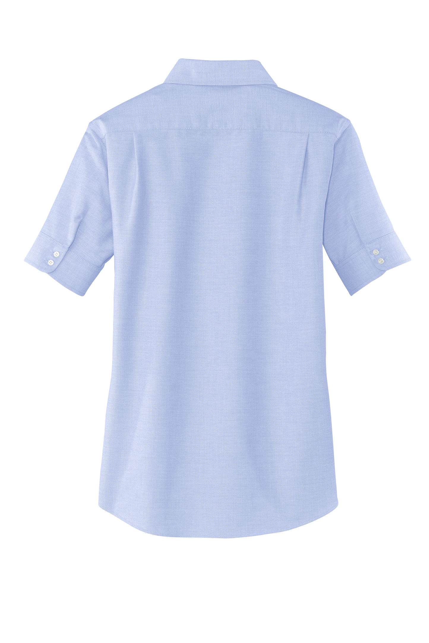 Port Authority® Women's Short Sleeve SuperPro™ Oxford Shirt - Oxford Blue
