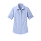 Port Authority® Women's Short Sleeve SuperPro™ Oxford Shirt - Oxford Blue