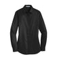 Port Authority® Women's SuperPro™ Twill Shirt - Black