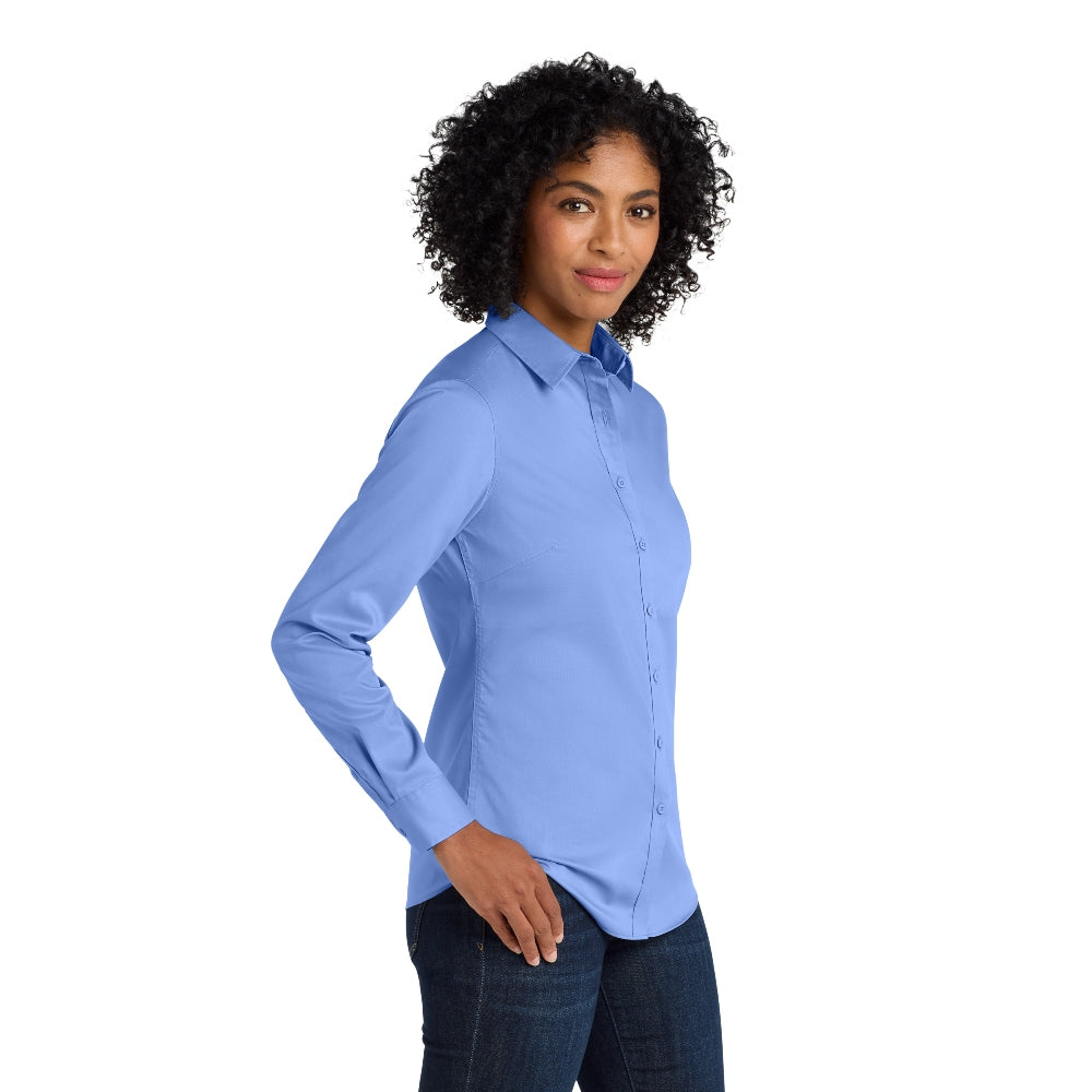 Port Authority® Women's SuperPro™ Twill Shirt - Ultramarine
