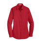 Port Authority® Women's SuperPro™ Twill Shirt - Rich Red
