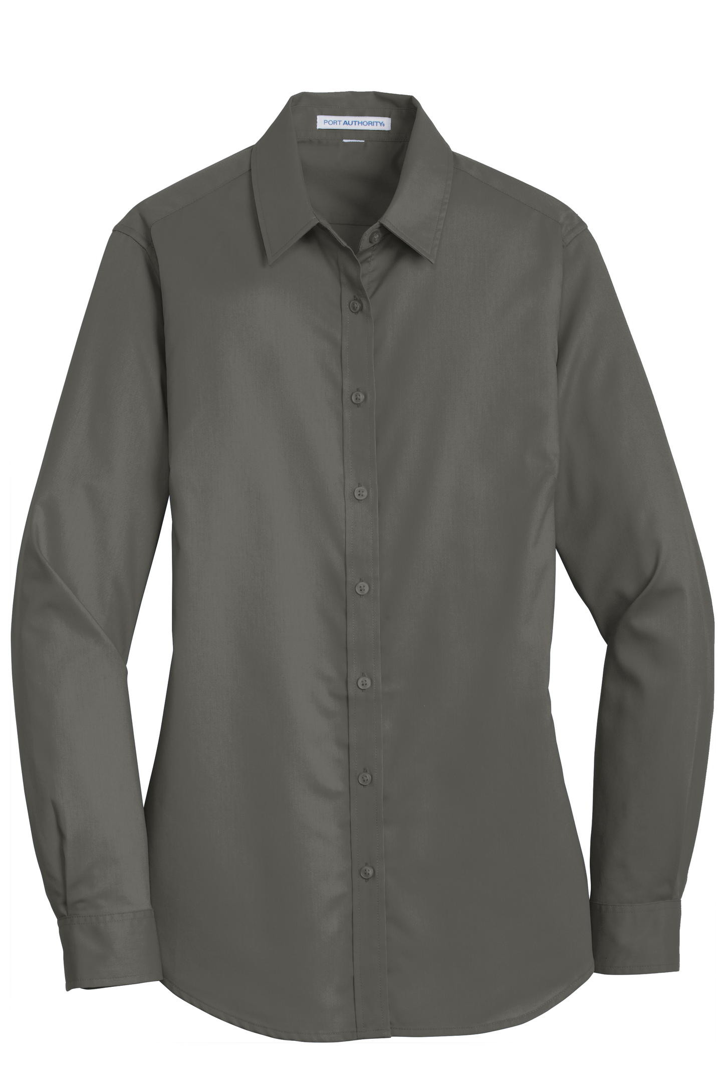 Port Authority® Women's SuperPro™ Twill Shirt - Sterling Grey