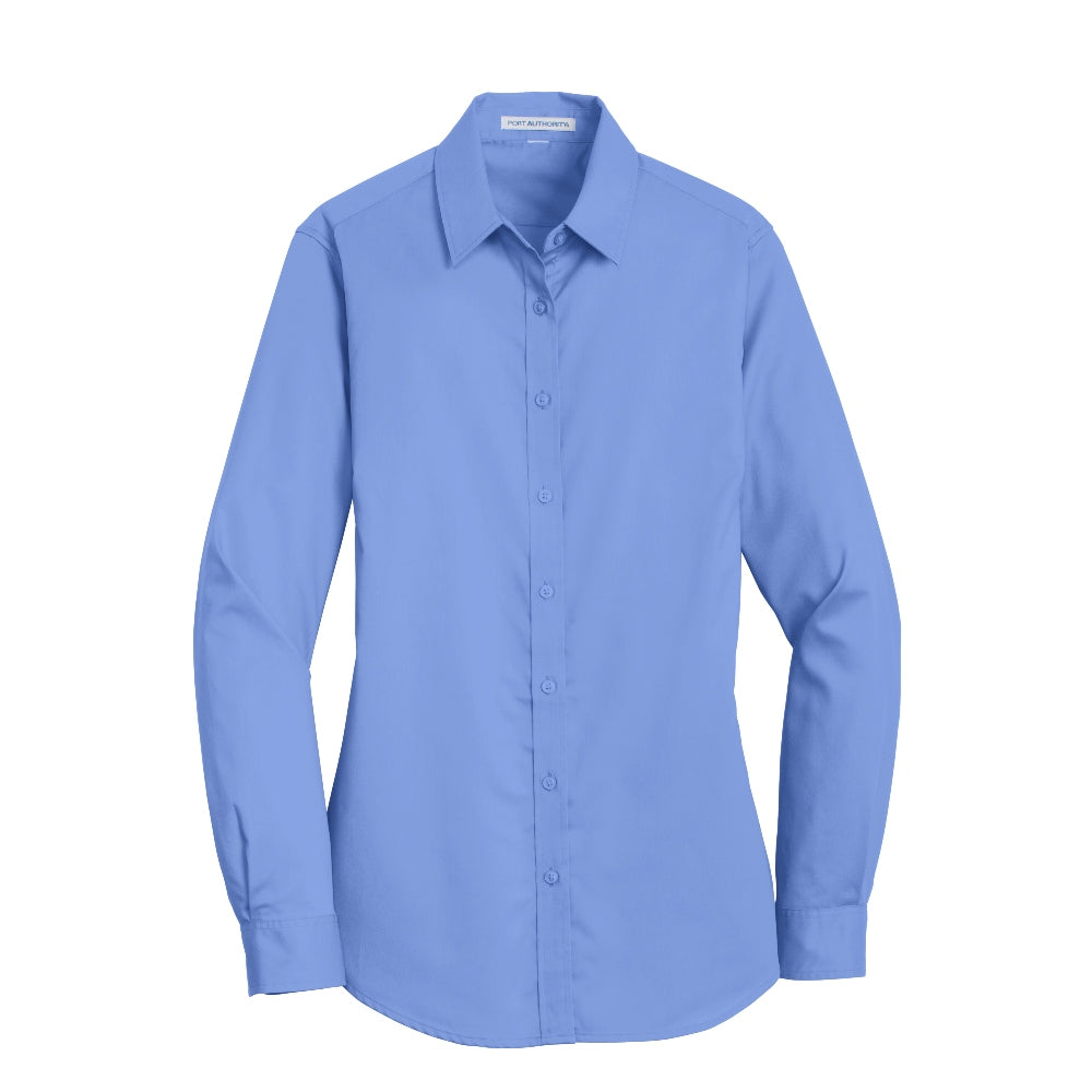 Port Authority® Women's SuperPro™ Twill Shirt - Ultramarine