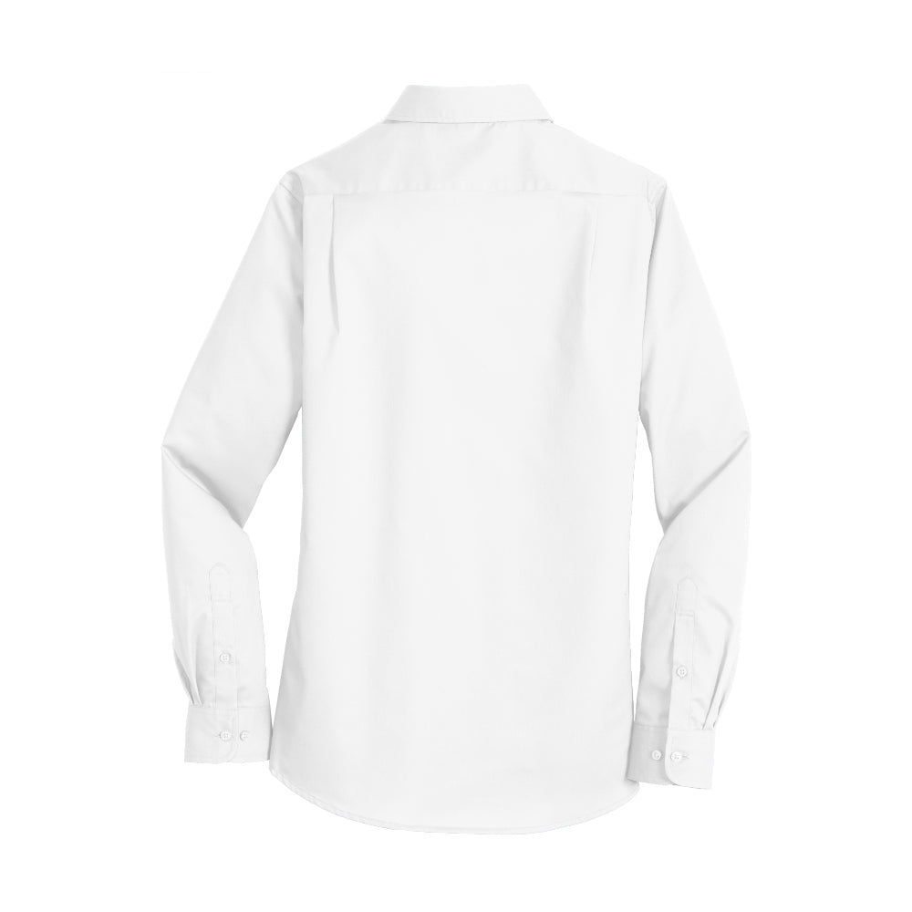 Port Authority® Women's SuperPro™ Twill Shirt - White