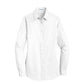 Port Authority® Women's SuperPro™ Twill Shirt - White