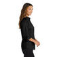 Port Authority® Women's 3/4-Sleeve SuperPro™ Twill Shirt - Black