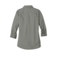 Port Authority® Women's 3/4-Sleeve SuperPro™ Twill Shirt - Monument Grey