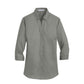 Port Authority® Women's 3/4-Sleeve SuperPro™ Twill Shirt - Monument Grey