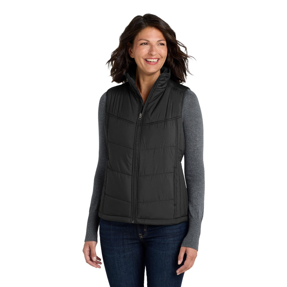 Port Authority® Women's Puffy Vest - Black
