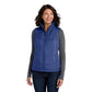 Port Authority® Women's Puffy Vest - Mediterranean Blue/ Black