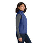 Port Authority® Women's Puffy Vest - Mediterranean Blue/ Black