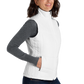 Port Authority® Women's Puffy Vest - White/ Dark Slate