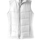 Port Authority® Women's Puffy Vest - White/ Dark Slate