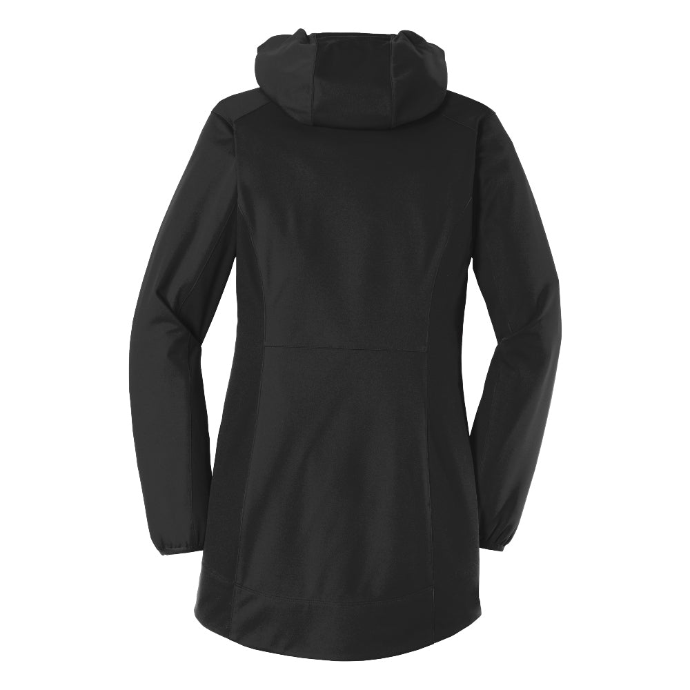 Port Authority® Women's Active Hooded Soft Shell Jacket - Deep Black