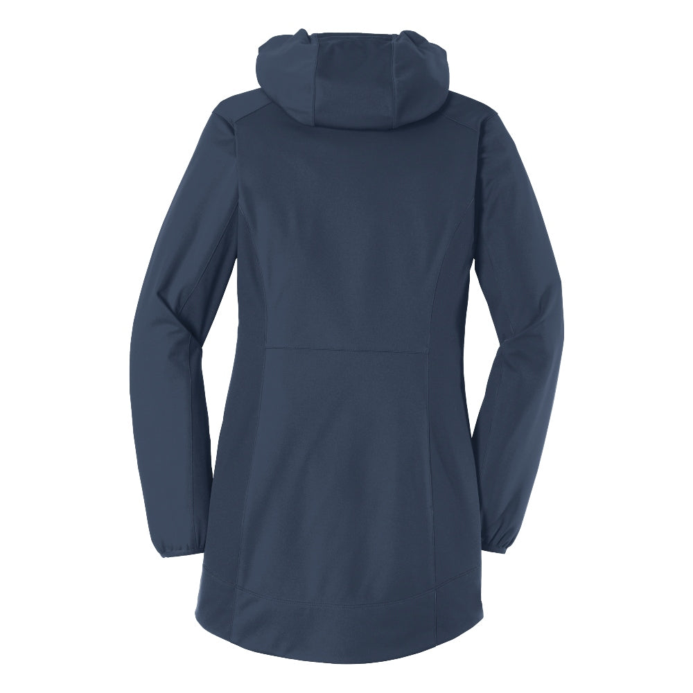 Port Authority® Women's Active Hooded Soft Shell Jacket - Dress Blue Navy