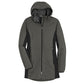 Port Authority® Women's Active Hooded Soft Shell Jacket - Grey Steel/Deep Black