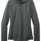 Port Authority® Women's Smooth Fleece 1/4-Zip - Graphite