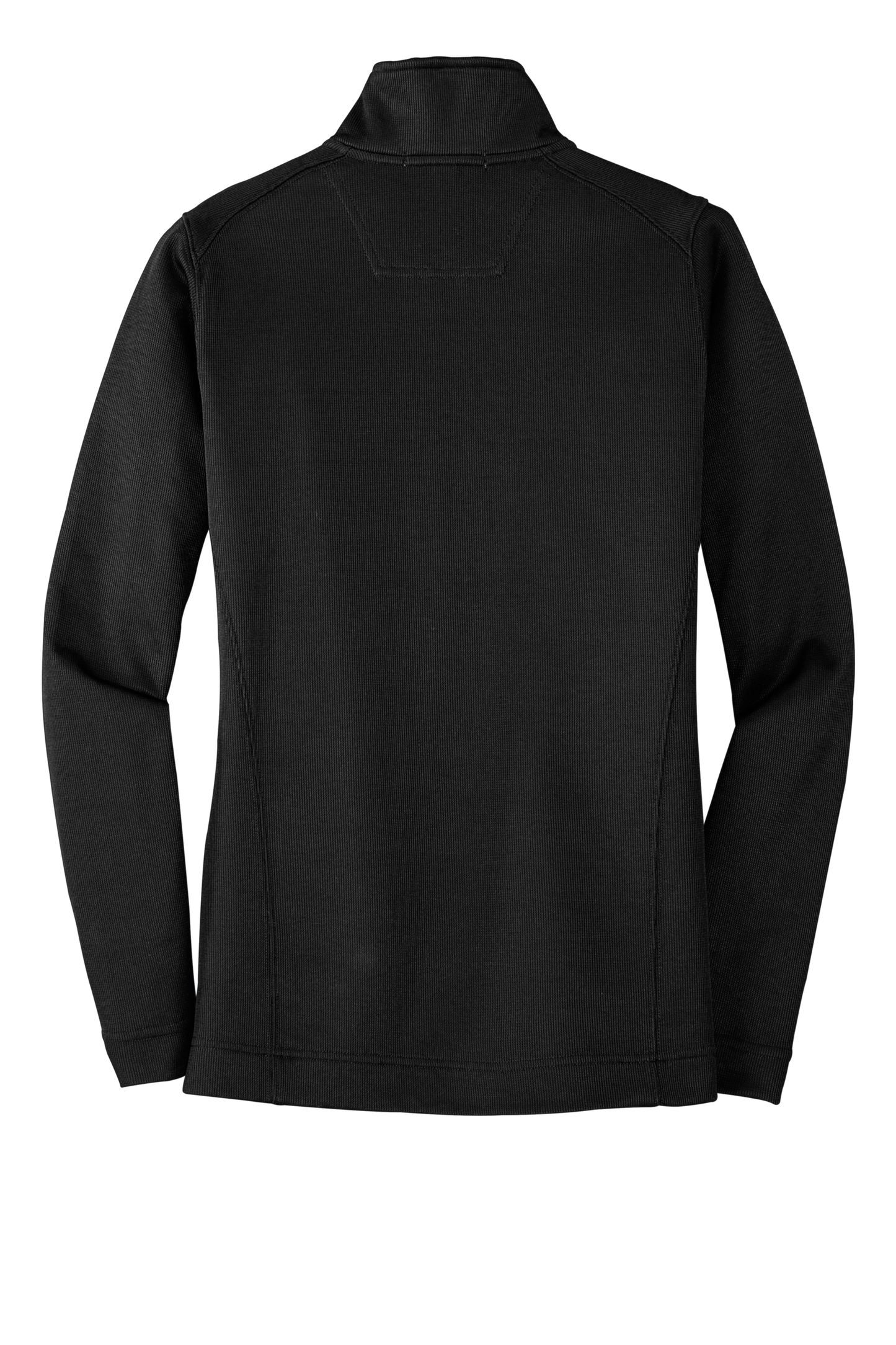 Port Authority® Women's Vertical Texture Full-Zip Jacket - Black / Iron Grey