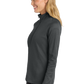 Port Authority® Women's Vertical Texture Full-Zip Jacket - Iron Grey / Black