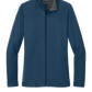 Port Authority® Women's Vertical Texture Full-Zip Jacket - Regatta Blue / Iron Grey