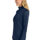 Port Authority® Women's Vertical Texture Full-Zip Jacket - True Navy / Iron Grey