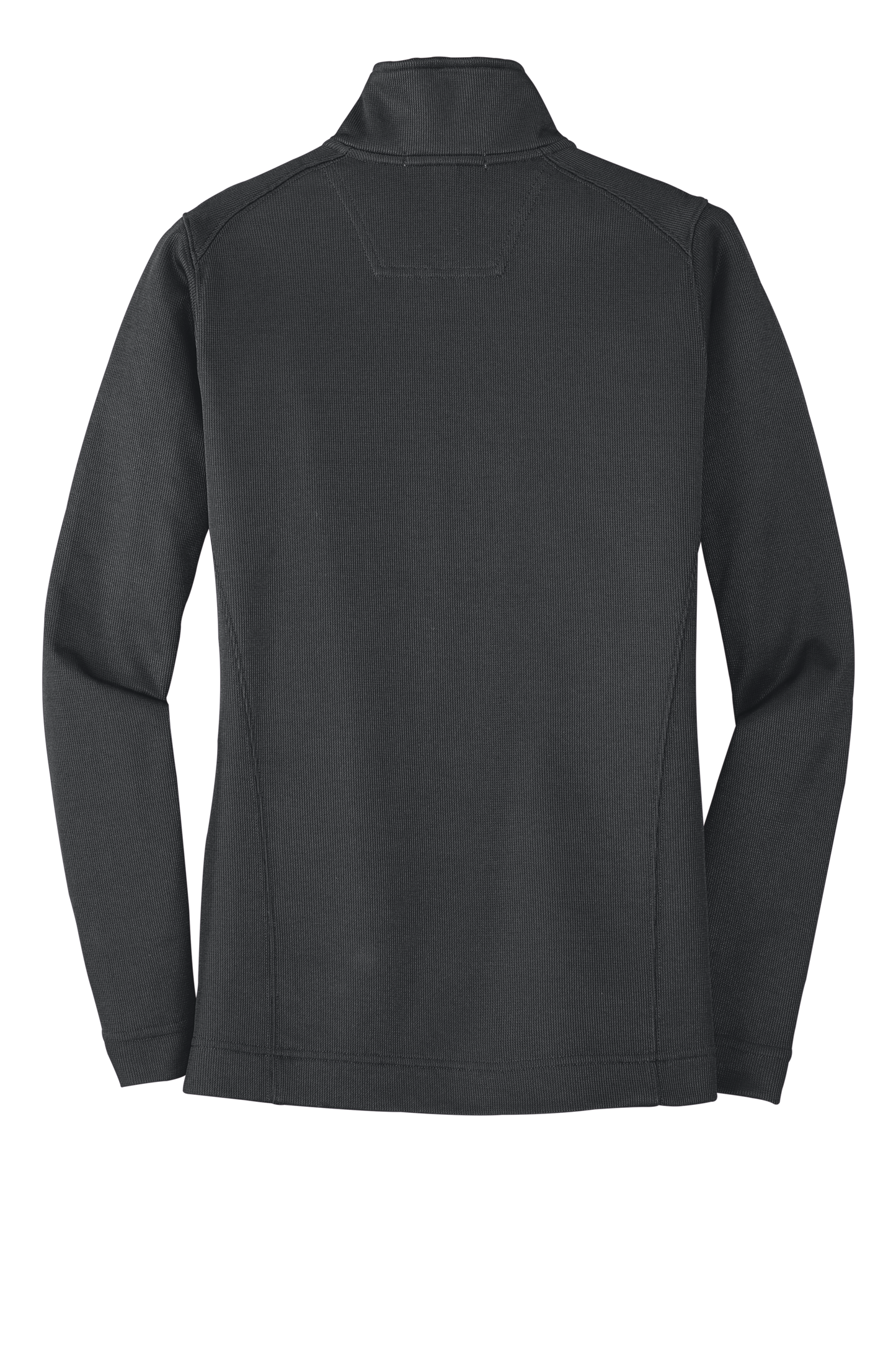 Port Authority® Women's Vertical Texture Full-Zip Jacket - Iron Grey / Black