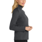 Port Authority® Women's Pinpoint Mesh 1/2-Zip - Battleship Grey