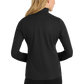 Port Authority® Women's Pinpoint Mesh 1/2-Zip - Black