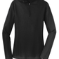 Port Authority® Women's Pinpoint Mesh 1/2-Zip - Black