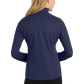Port Authority® Women's Pinpoint Mesh 1/2-Zip - True Navy