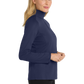 Port Authority® Women's Pinpoint Mesh 1/2-Zip - True Navy