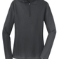 Port Authority® Women's Pinpoint Mesh 1/2-Zip - Battleship Grey