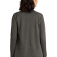 Port Authority® Women's Interlock Cardigan - Charcoal Heather/Medium Heather Grey