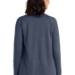 Port Authority® Women's Interlock Cardigan - Estate Blue Heather/ Charcoal Heather