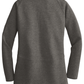Port Authority® Women's Interlock Cardigan - Charcoal Heather/Medium Heather Grey