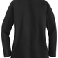 Port Authority® Women's Interlock Cardigan - Deep Black/Charcoal Heather