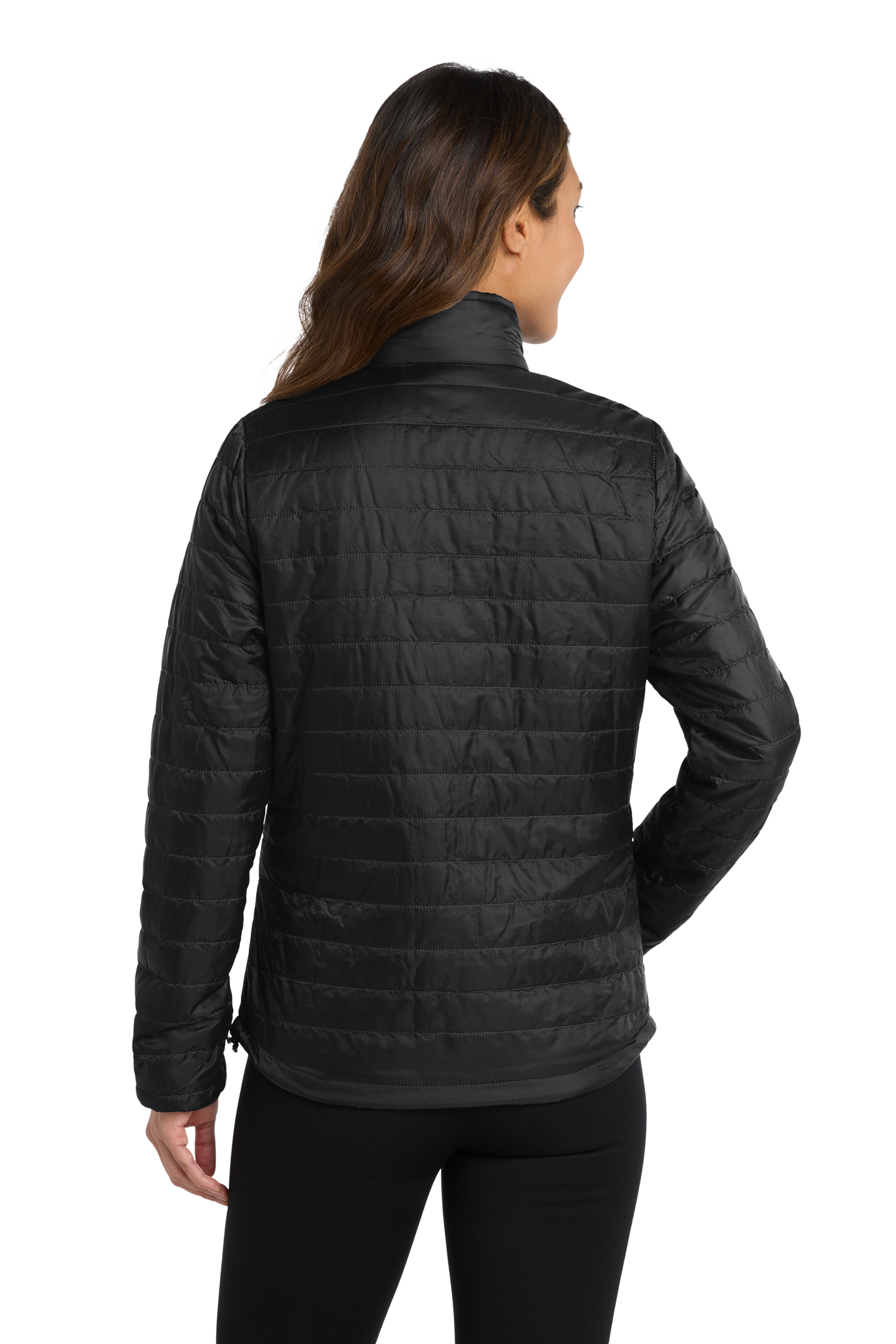 Port Authority® Women's Packable Puffy Jacket - Deep Black