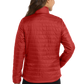 Port Authority® Women's Packable Puffy Jacket - Fire Red / Graphite