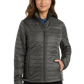 Port Authority® Women's Packable Puffy Jacket - Sterling Grey / Graphite