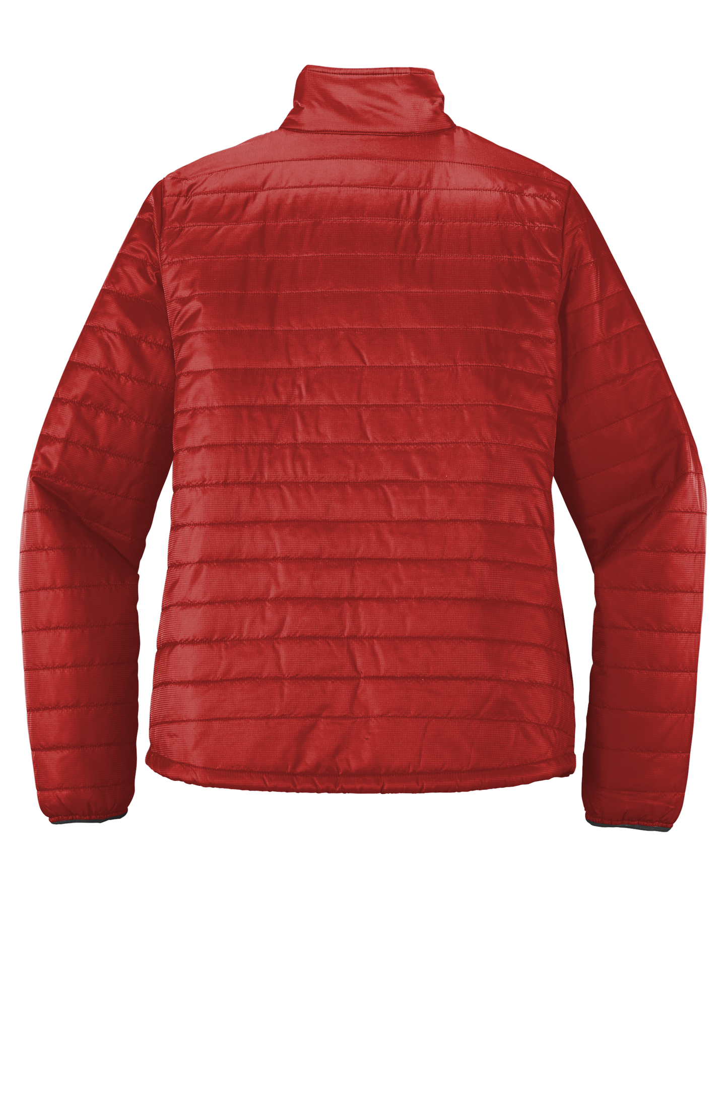 Port Authority® Women's Packable Puffy Jacket - Fire Red / Graphite