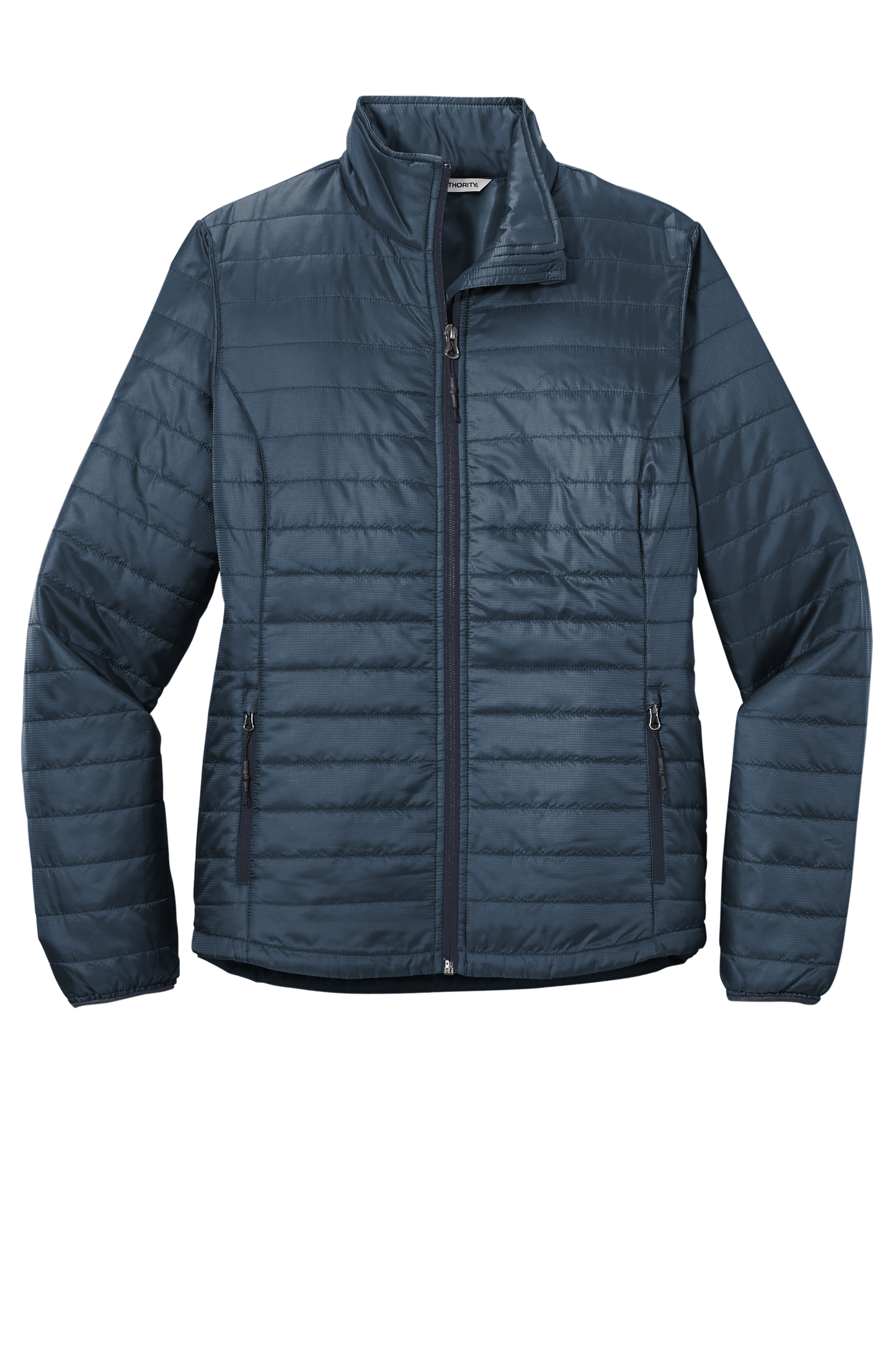 Port Authority® Women's Packable Puffy Jacket - Regatta Blue / River Blue Navy