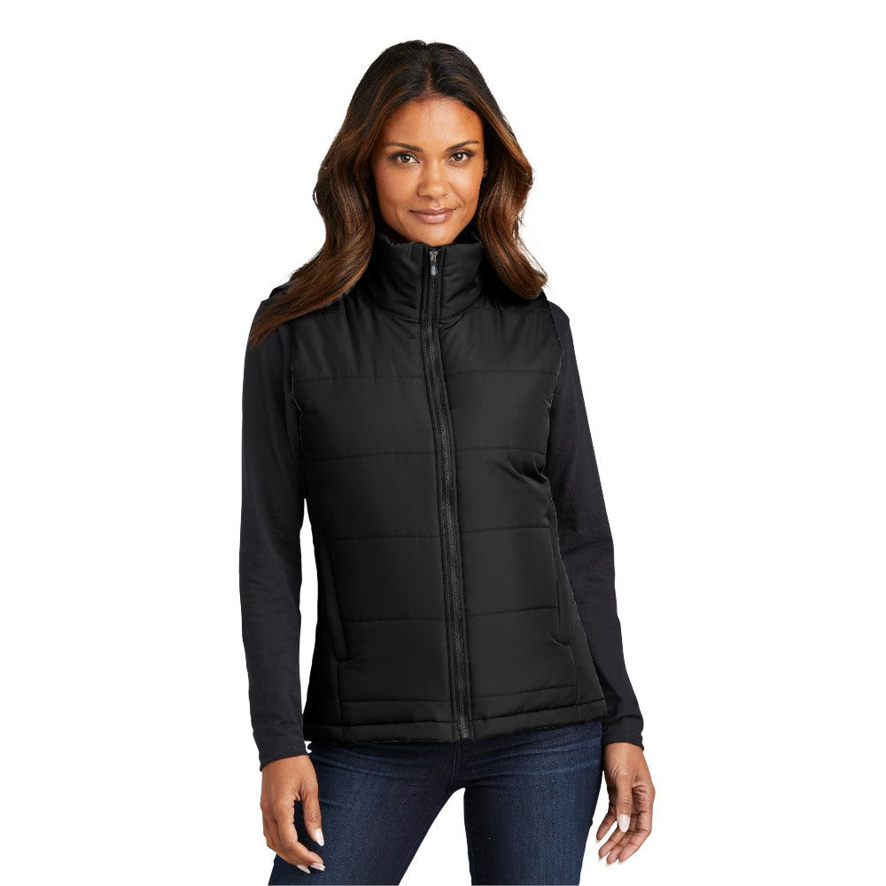 Port Authority® Women's Puffer Vest - Deep Black