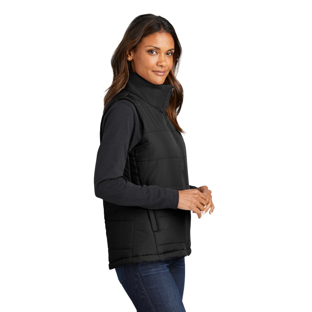 Port Authority® Women's Puffer Vest - Deep Black