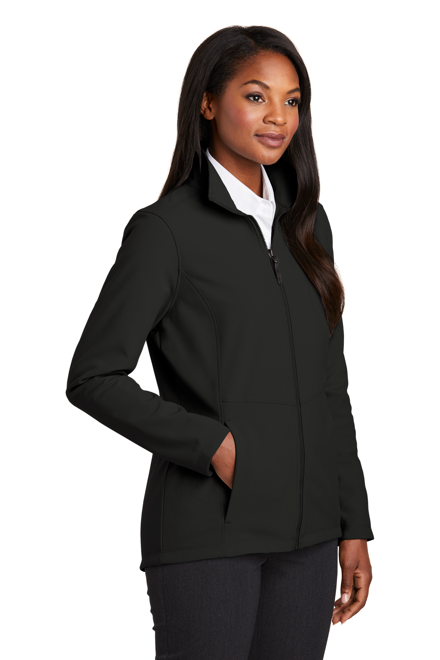Port Authority® Women's Collective Soft Shell Jacket - Deep Black