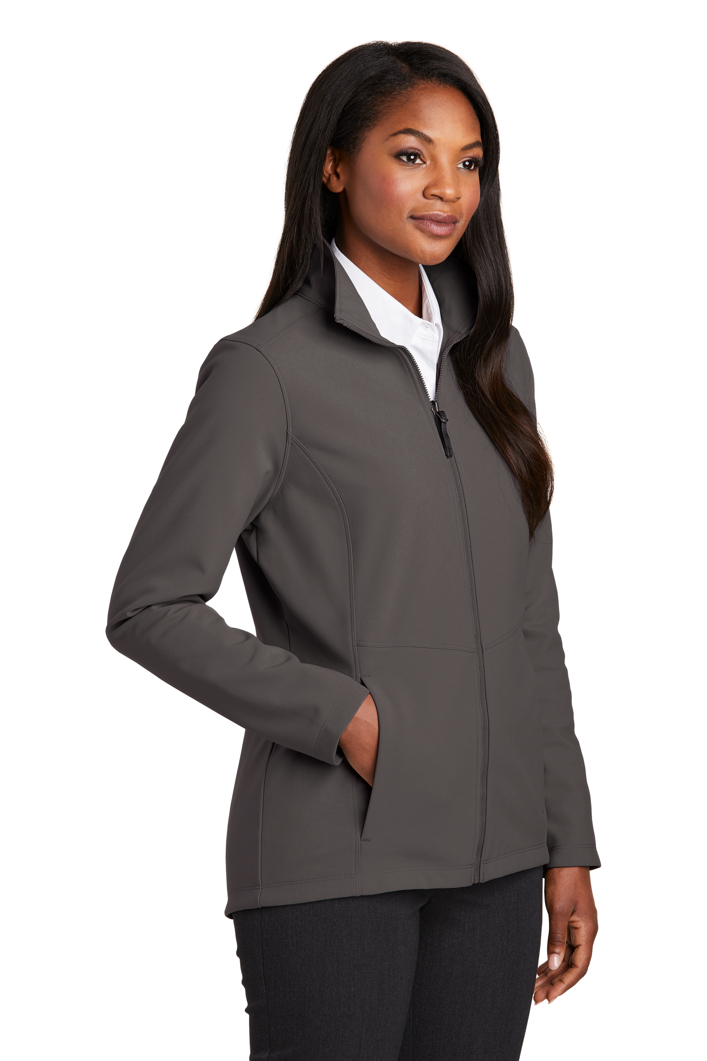 Port Authority® Women's Collective Soft Shell Jacket - Graphite