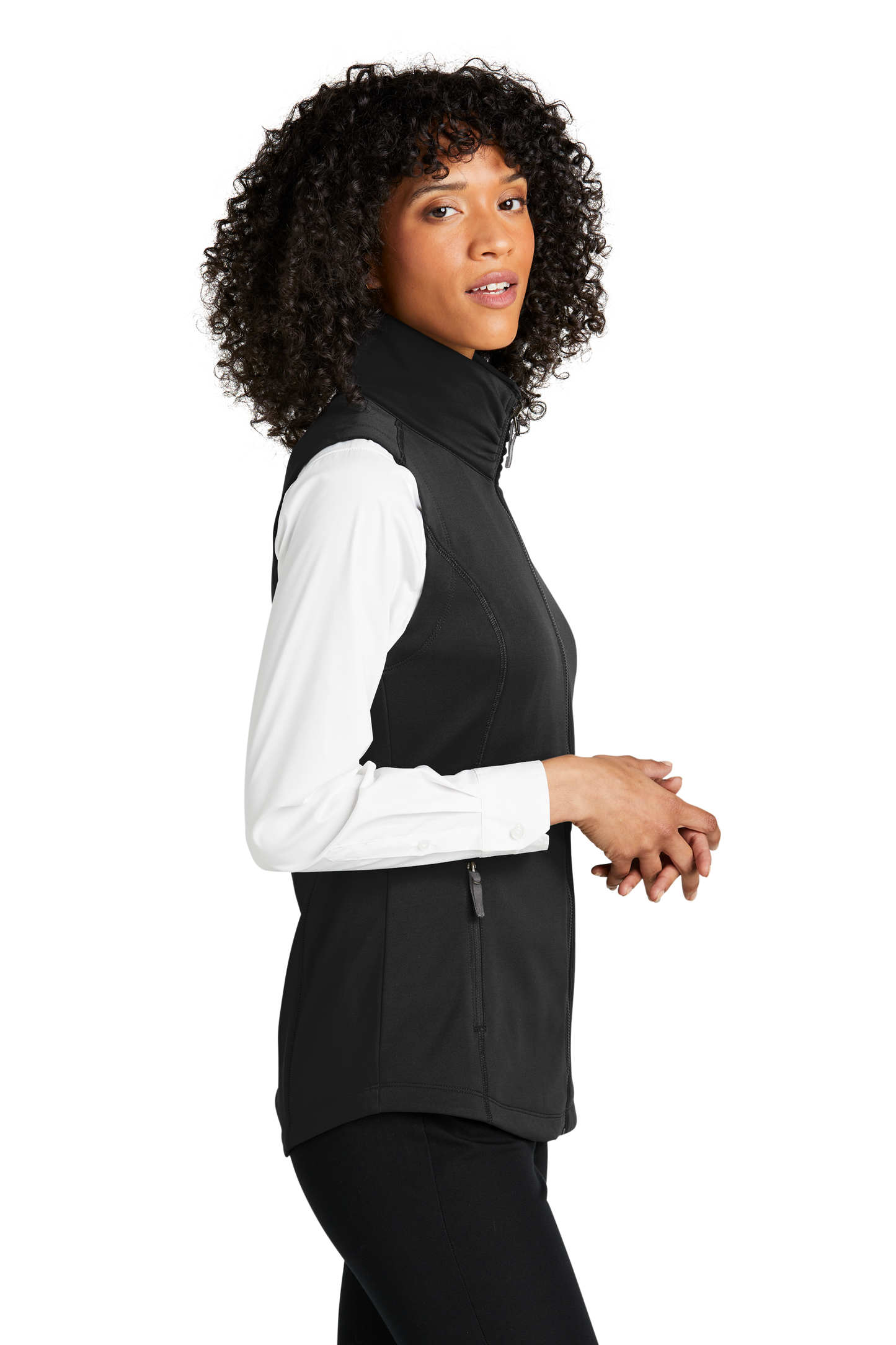 Port Authority® Women's Collective Smooth Fleece Vest - Deep Black