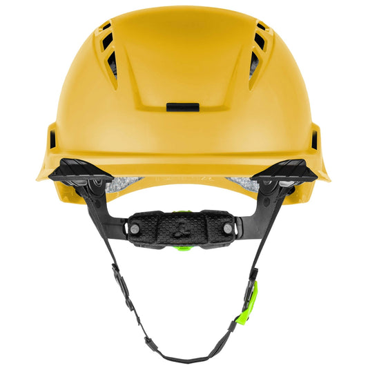 LIFT Safety HRX-22YC2 RADIX Vented Safety Helmet - Ratchet Suspension - Yellow